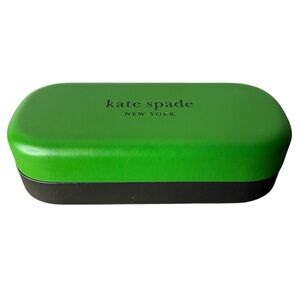 KATE SPADE Clamshell Hard Case Eyewear Sunglasses Glasses Hello Sunshine Green